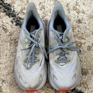 Hoka One One Gray Athletic Shoes with Cushioned Sole